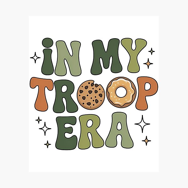 Item preview, In My Troop Era Cookie Dealer Girl Troop Leader Scout Dealer designed and sold by EllenJast.
