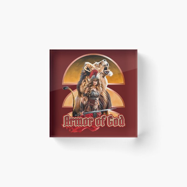 Item preview, Armor of God Warrior Lioness designed and sold by Tripp Art Studio.