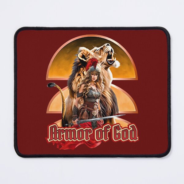 Item preview, Armor of God Warrior Lioness designed and sold by Tripp Art Studio.
