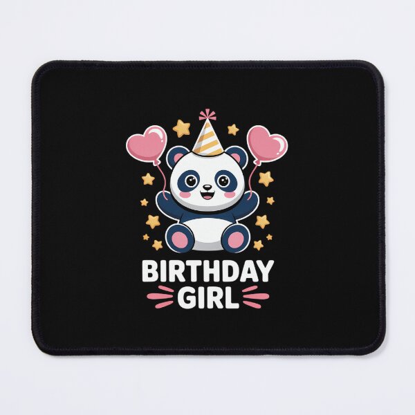 Item preview, Cute Birthday Girl Kawaii Panda Graphic designed and sold by EllenJast.