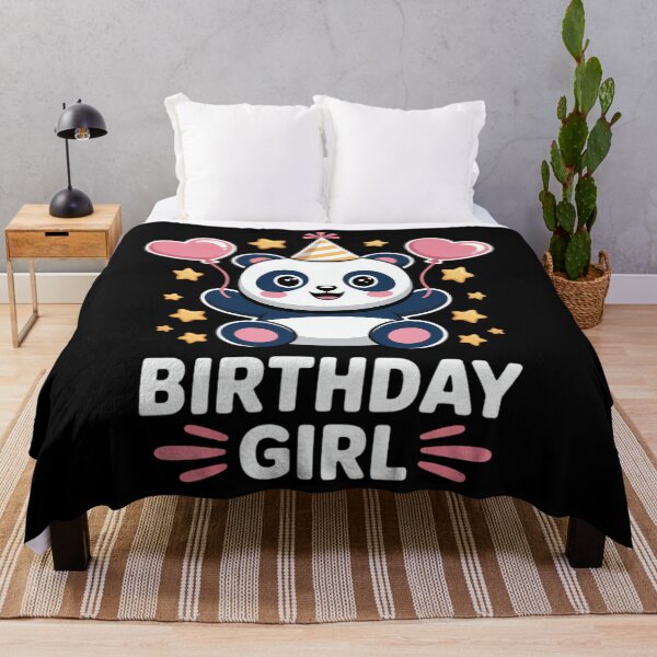 Item preview, Cute Birthday Girl Kawaii Panda Graphic designed and sold by EllenJast.