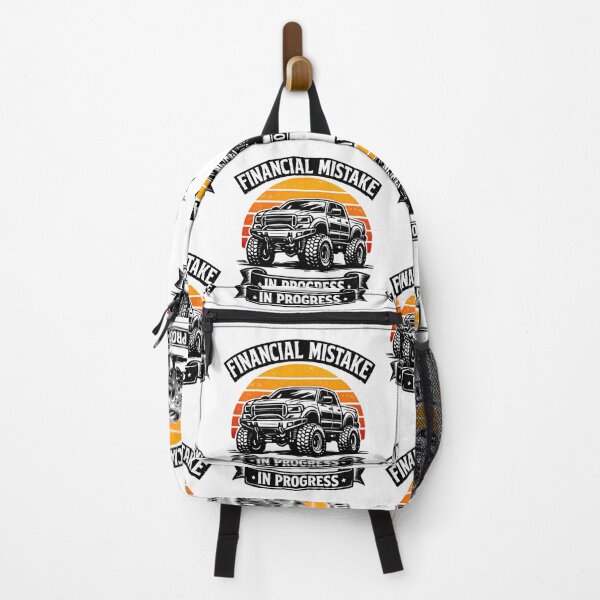 Item preview, Financial Mistake In Progress Funny Lifted Truck designed and sold by Ali-printshop.
