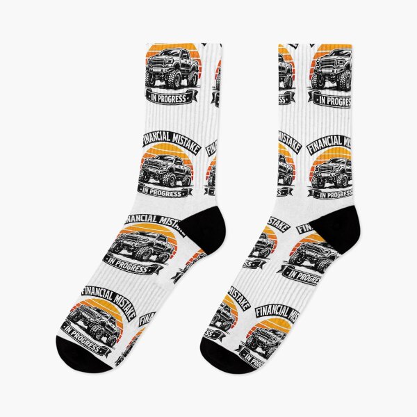Item preview, Financial Mistake In Progress Funny Lifted Truck designed and sold by Ali-printshop.