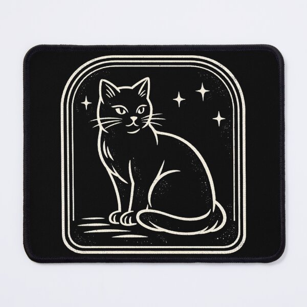 Item preview, Retro Midnight Kitty Cat | NickerStickers® on Redbubble designed and sold by NickerStickers.