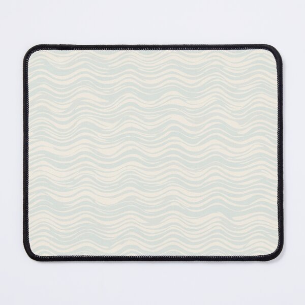 Item preview, Light Blue and White Wavy Lines Background designed and sold by burbankdesigns.