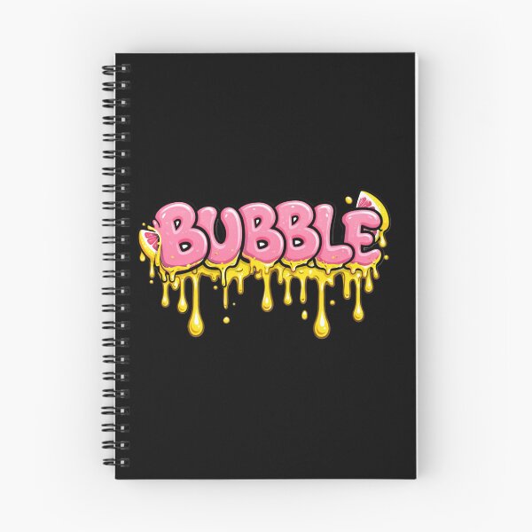 Item preview, Bubble Graffiti Drip Text – Pink Yellow Street Art Sticker designed and sold by TaitelCraft.