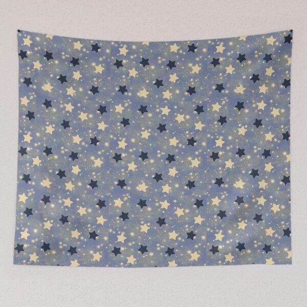 Item preview, Black Yellow Sparkly Stars Design designed and sold by Furkan Al-Gburi.