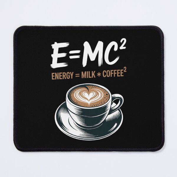 Item preview, E = MC2 - Coffee Lover Caffeine Lover Breakfast designed and sold by IdunayaStore.