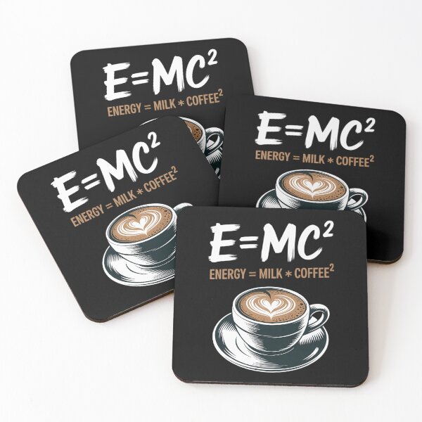 Item preview, E = MC2 - Coffee Lover Caffeine Lover Breakfast designed and sold by IdunayaStore.