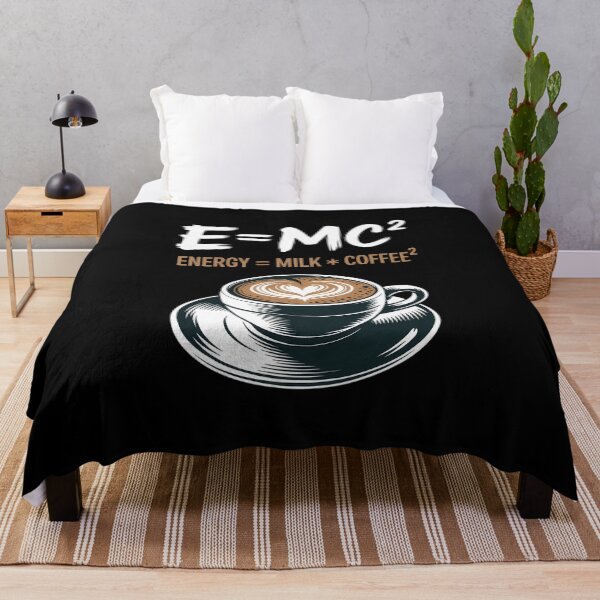 Item preview, E = MC2 - Coffee Lover Caffeine Lover Breakfast designed and sold by IdunayaStore.