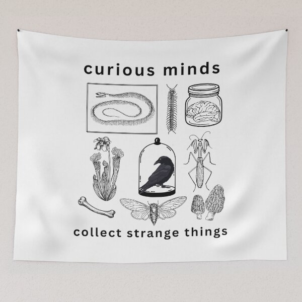 Item preview, curious minds collect strange things designed and sold by halesyeahhh.