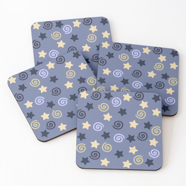 Item preview, Black Yellow Sparkly Stars Design With Swirls designed and sold by Furkan Al-Gburi.