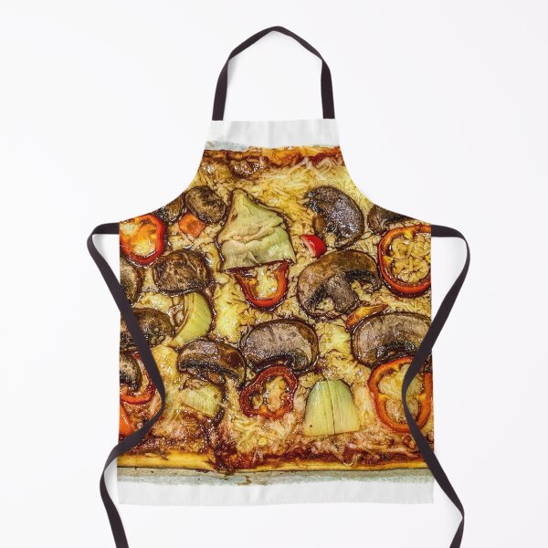 Item preview, Mushroom Pizza with Roasted Mushrooms – Rustic Veggie Sheet Pan Pizza Food Photography designed and sold by aadventures.