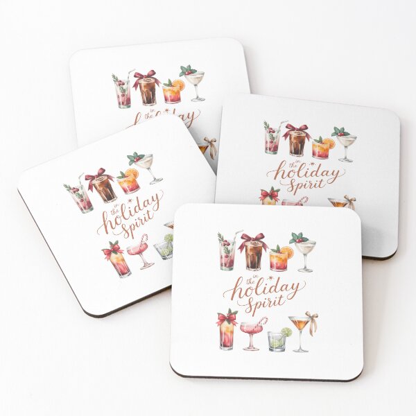 Item preview, In The Holiday Spirit, Christmas Cocktails designed and sold by EllenJast.