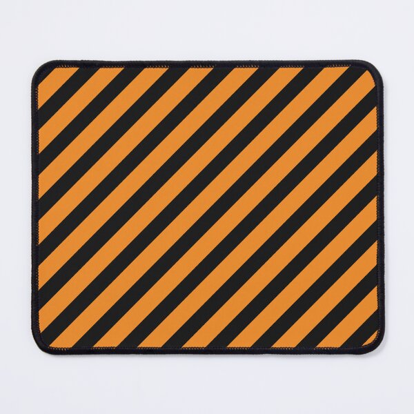 Item preview, Black And Orange Diagonal Striped Pattern designed and sold by pattern-archive.