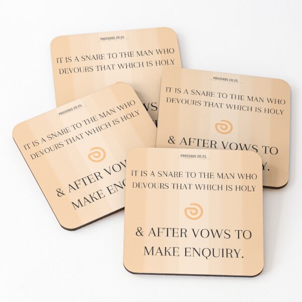 Item preview, Proverbs 20:25 designed and sold by Undonemadenew.