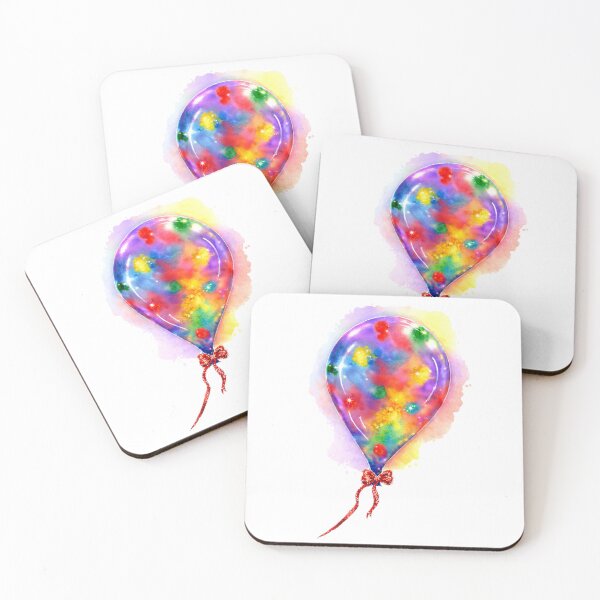 Item preview, Buoyant Balloon - Floating on colour, lifted by joy designed and sold by LKBMCreative.