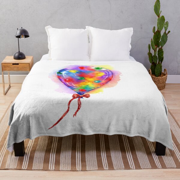 Item preview, Buoyant Balloon - Floating on colour, lifted by joy designed and sold by LKBMCreative.
