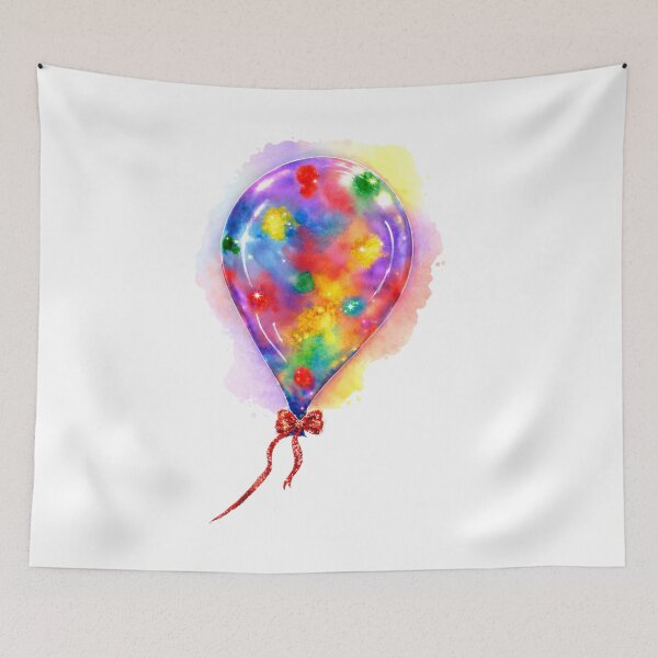 Item preview, Buoyant Balloon - Floating on colour, lifted by joy designed and sold by LKBMCreative.
