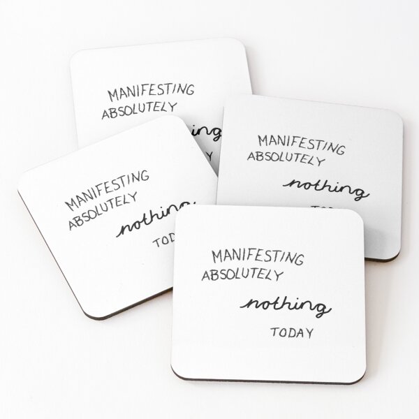 Item preview, Manifesting absolutely nothing today quote  designed and sold by elizabeth web ✿.
