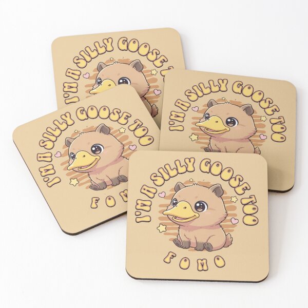 Item preview, Silly Goose Capybara FOMO designed and sold by Shy Fractal Designs.