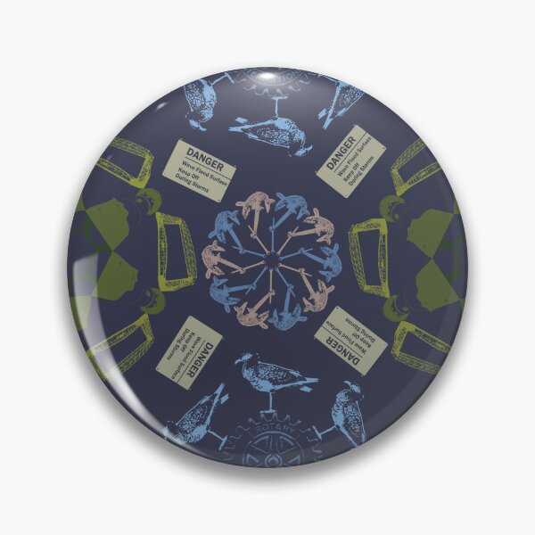 Item preview, Duluth Radial on Navy designed and sold by Digitalmyth's Designs.