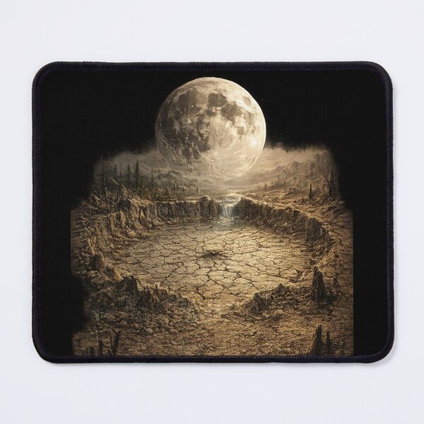 Item preview, Dying Earth Landscape – Climate Change & Global Warming Environmental Awareness Design designed and sold by OrbitOfMind.