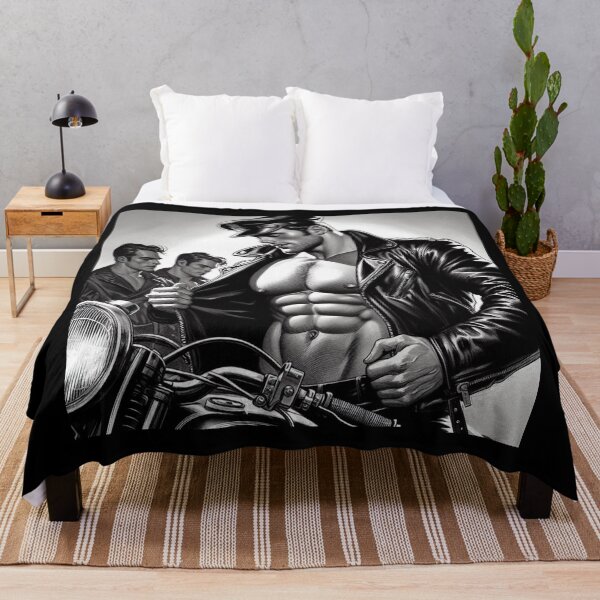 Item preview,  Anime Noir Gay Leather Bikers Tom of Finland Tribute Berlin Pride Defiant Currency Graphic Design designed and sold by ItsAKinkThing.