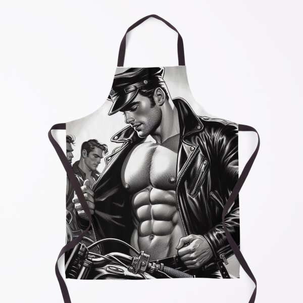 Item preview,  Anime Noir Gay Leather Bikers Tom of Finland Tribute Berlin Pride Defiant Currency Graphic Design designed and sold by ItsAKinkThing.