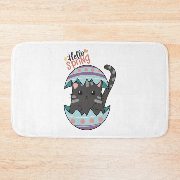 Item preview, Hello Spring Easter Egg Cat designed and sold by AussieMomma.