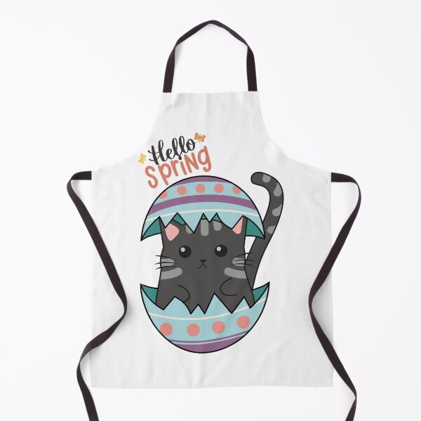 Item preview, Hello Spring Easter Egg Cat designed and sold by AussieMomma.