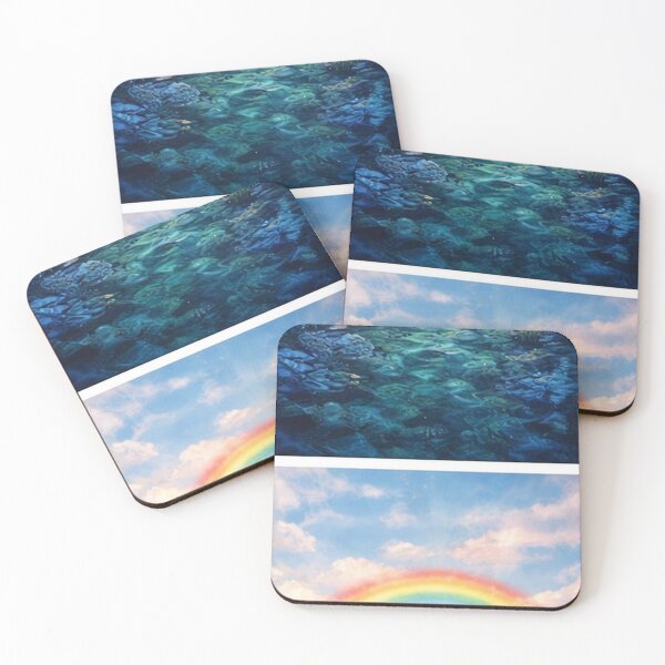 Item preview, Rainbow Mountain Lake Nature Pattern designed and sold by JunnuCreations.