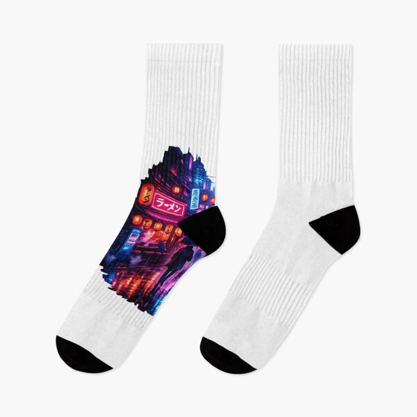 Item preview, Neon Tokyo Cyberpunk Alley – Futuristic Japanese Night Street Aesthetic Design designed and sold by ArtWaveStudio8.