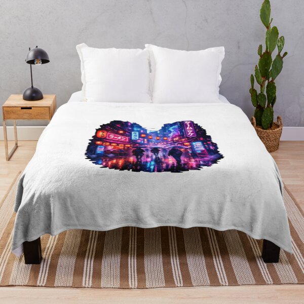 Item preview, Neon Tokyo Cyberpunk Alley – Futuristic Japanese Night Street Aesthetic Design designed and sold by ArtWaveStudio8.