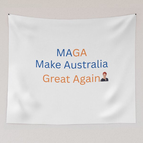 Item preview, Pauline Hanson- MAGA Make Australia Great Again designed and sold by VisionLeeStudio.