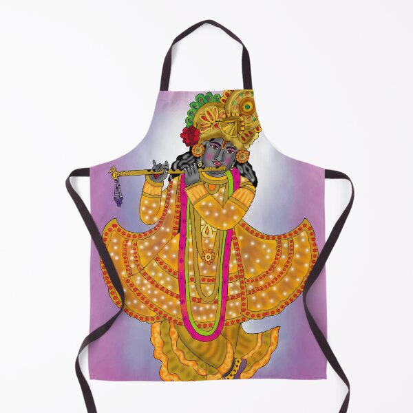 Item preview, Lord Krishna Divine Design – Hindu Spiritual Art Illustration designed and sold by Harshit_Digital_Arts.