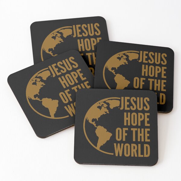 Item preview, Jesus – Hope of the World - Brown Typography Design designed and sold by MoriaStore.