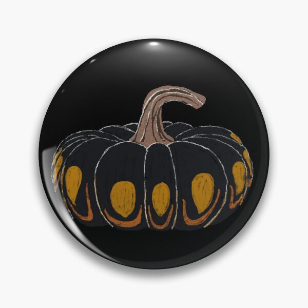 Item preview, Elegant Black and Gold Pumpkin Art  designed and sold by SugarCore.