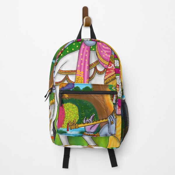 Item preview, Krishna Devotional Artwork – Sacred Hindu God Design designed and sold by Harshit_Digital_Arts.