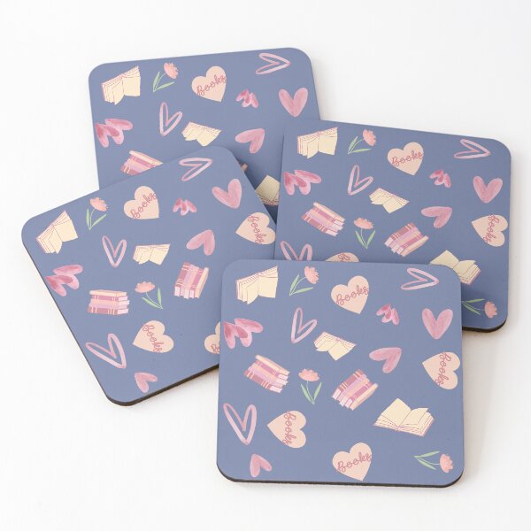Item preview, Books, Hearts and Flowers - Cutecore Book Aesthetic Design designed and sold by Furkan Al-Gburi.