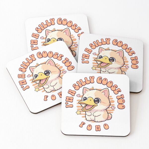 Item preview, Silly Goose Kitten FOMO designed and sold by Shy Fractal Designs.