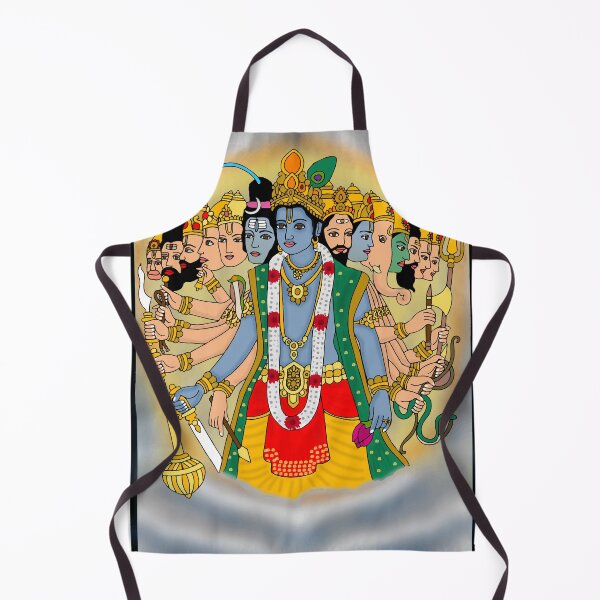 Item preview, Shri Krishna Sacred Illustration – Spiritual Indian Art Design designed and sold by Harshit_Digital_Arts.