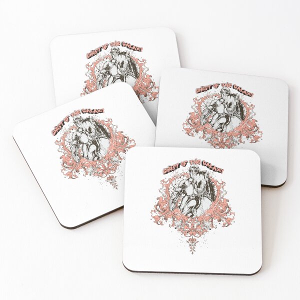 Item preview, Ghost of the Galaxy - Gothic Knight Skeleton Horse Pink Baroque Art designed and sold by snapifyprints.
