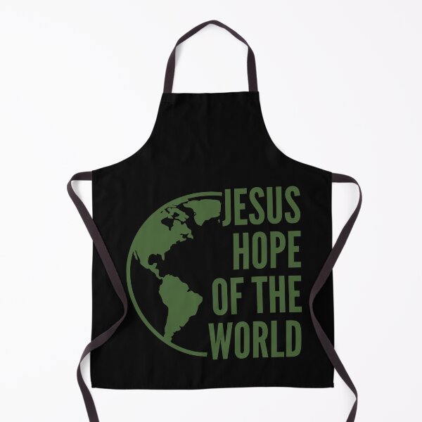 Item preview, Jesus – Hope of the World - Green Typography Design designed and sold by MoriaStore.