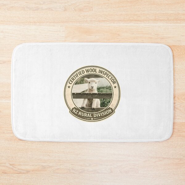 Item preview, certified wool inspector funny lamb farm designed and sold by HaroldG1.