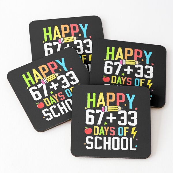 Item preview, Happy 67th Day of School Colorful Teacher Celebration designed and sold by gladysenglish.