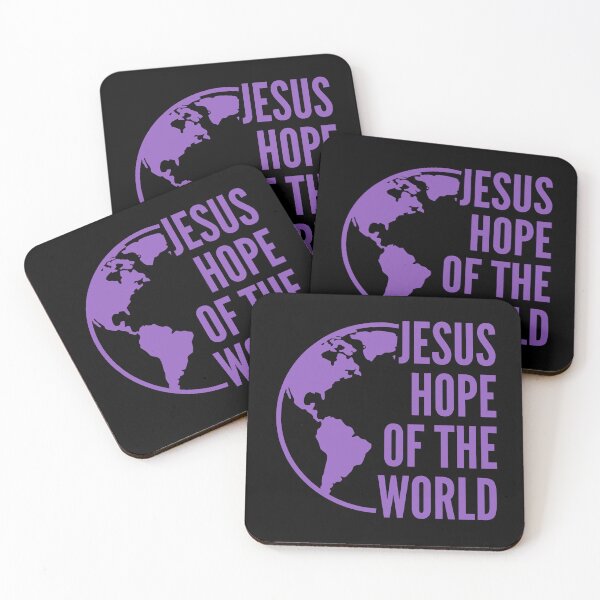 Item preview, Jesus – Hope of the World - Purple Typography Design designed and sold by MoriaStore.