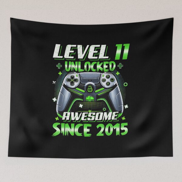 Item preview, Level 11 Unlocked Gamer 11th Birthday Gaming Controller designed and sold by FGTV2021.
