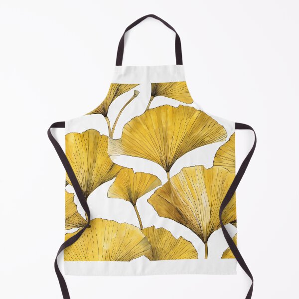 Item preview, Golden Ginkgo Leaf Pattern designed and sold by Drift Print.