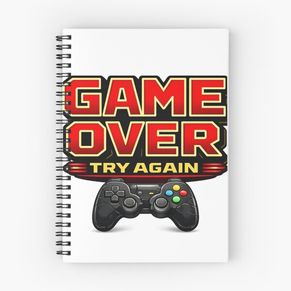 Item preview, Game Over Try Again - Retro Gamer designed and sold by JSDESIGN90.